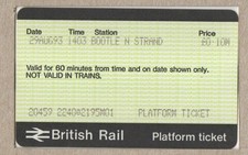 Bootle New Strand M01 - final APTIS platform ticket - Merseyside L20