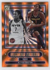 2025 Panini Donruss WNBA Franchise Features Orange Laser /399 Aliyah Boston 5r0