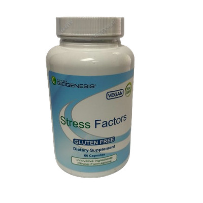 Nutra BioGenesis Stress Factors 60 Veg Caps