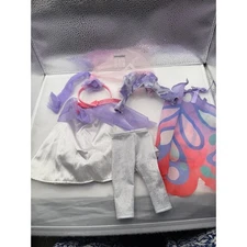 American Girl WellieWishers Butterfly Costume Set Dress Wings Headband