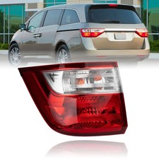 For 2011-2013 Honda Odyssey Halogen Tail Light W Bulbs Outer Driver Left Side For 2011-2013 Honda Odyssey Halogen Tail Light W Bulbs Outer Driver Left Side