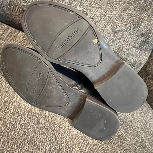 Franco Sarto Boots Womens 9 Black Leather Hyla Ankle Bootie Western Classic - Bild 6 von 10