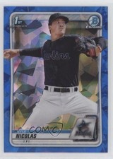 2020 Bowman Chrome Draft Sapphire Edition Kyle Nicolas #BD-64 7iu