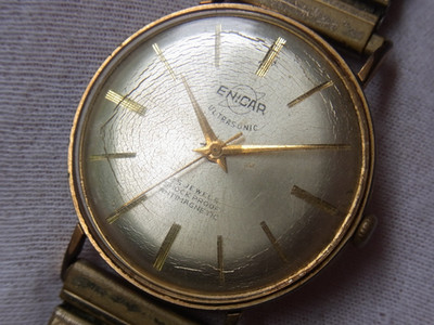 ENICAR ULTRASONIC 100/149 PS 25 JEWELS ANTIMAGNETIC SWISS MADE MENS MANUAL.