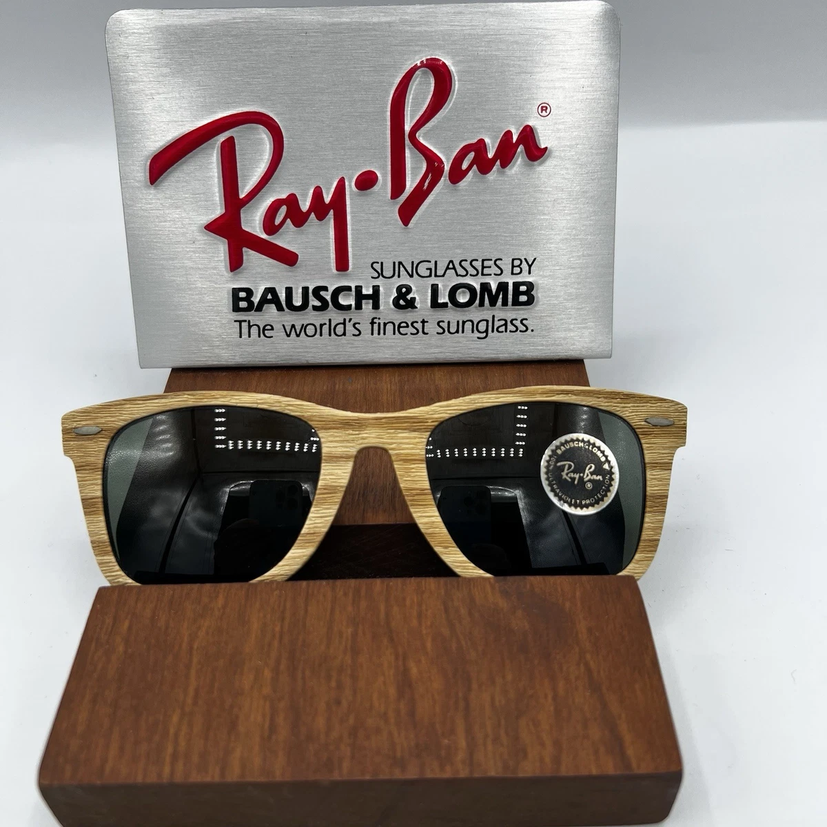 Preços baixos em Ray Ban Wayfarer B L em Óculos de Sol Vintage | eBay