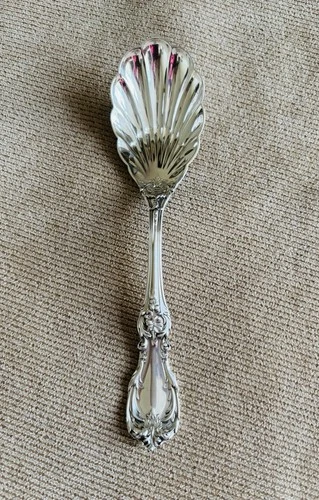 reed and barton burgundy sterling silver sugar spoon