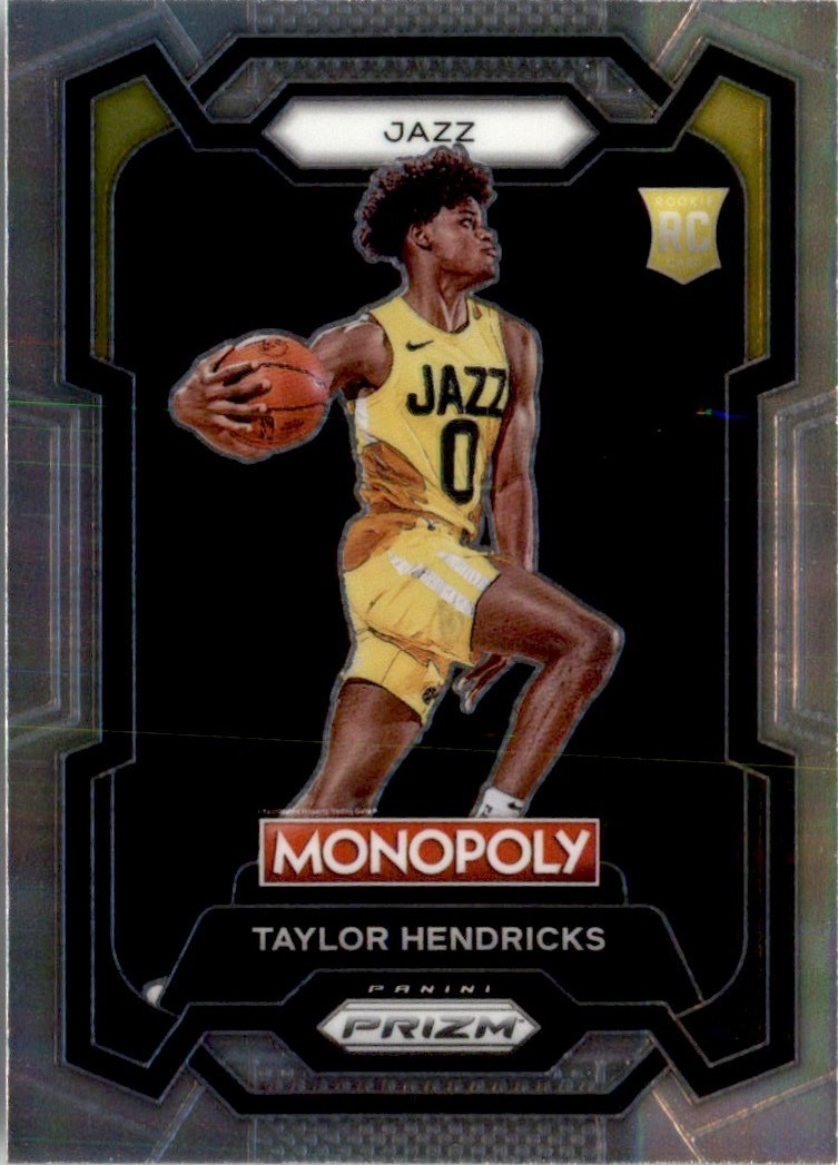 Taylor Hendricks 2023-24 Panini Prizm Monopoly RC #86 Utah Jazz