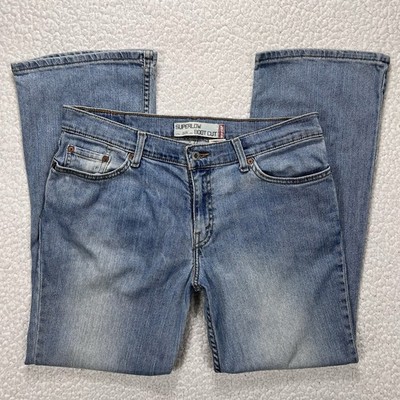 Levi's 518 Superlow Boot Cut Jeans Women's 13 S (33x28.5) Y2K Western Boho Rodeo