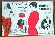SPARTITO LOTTO  ART COVER  GUIDO CREPAX  PASQUALINO MARAJA  (Modugno ) ANNO 1958