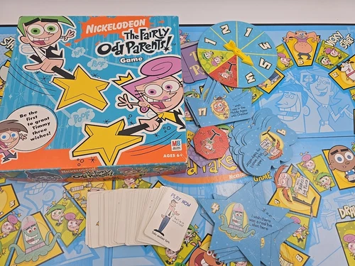 Nickelodeon Fairly Odd Parents Board Game Milton Bradley Hasbro VTG 2003
