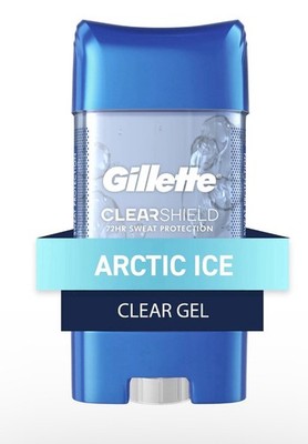 3 Pack Gillette CLEARSHIELD 72 HR Antiperspirant Scent Arctic Ice x 3.8oz