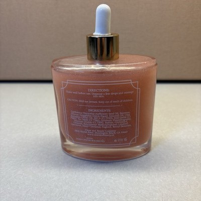 Rose Quartz - Shimmer Body Oil with hydrating almond oil.