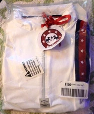 Equine Couture Ladies Stars and Stripes Polo Short Sleeve Shirt Size M NEW