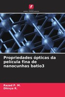 Razad P. M. (U. A.) | Propriedades óPticas Da PelíCula Fina De Nanocunhas Batio3