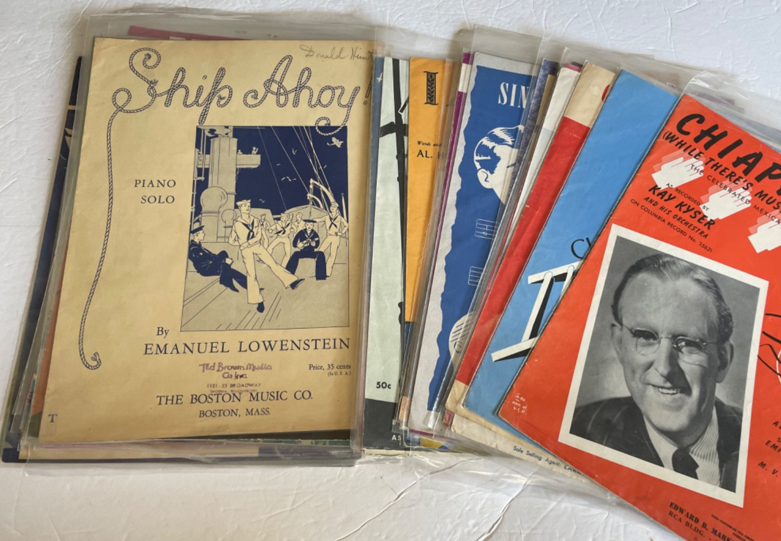 SH-51 Lot of 31 Vintage Sheet Music Betty Grable Dinah Shore DeJohn Sisters etc