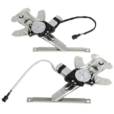 For Nissan Versa 2008-2012 Rear L&R Window Regulators w/ Motor