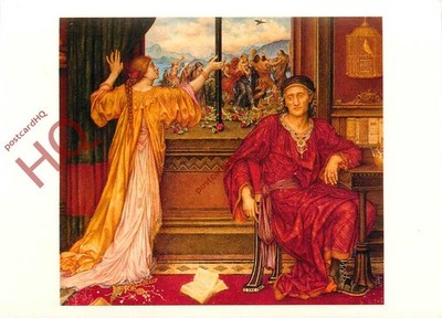 Ansichtskarte> Evelyn De Morgan, der vergoldete Käfig