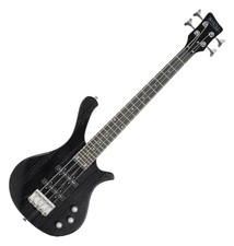 B-WARE Rocktile Reise Kinder E-Bass Elektrobass 4-Saiter Bassgitarre Schwarz