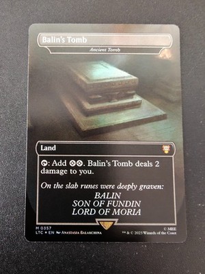 Balin's Tomb Foil - MTG Universes Beyond Herr der Ringe -0357 - NM