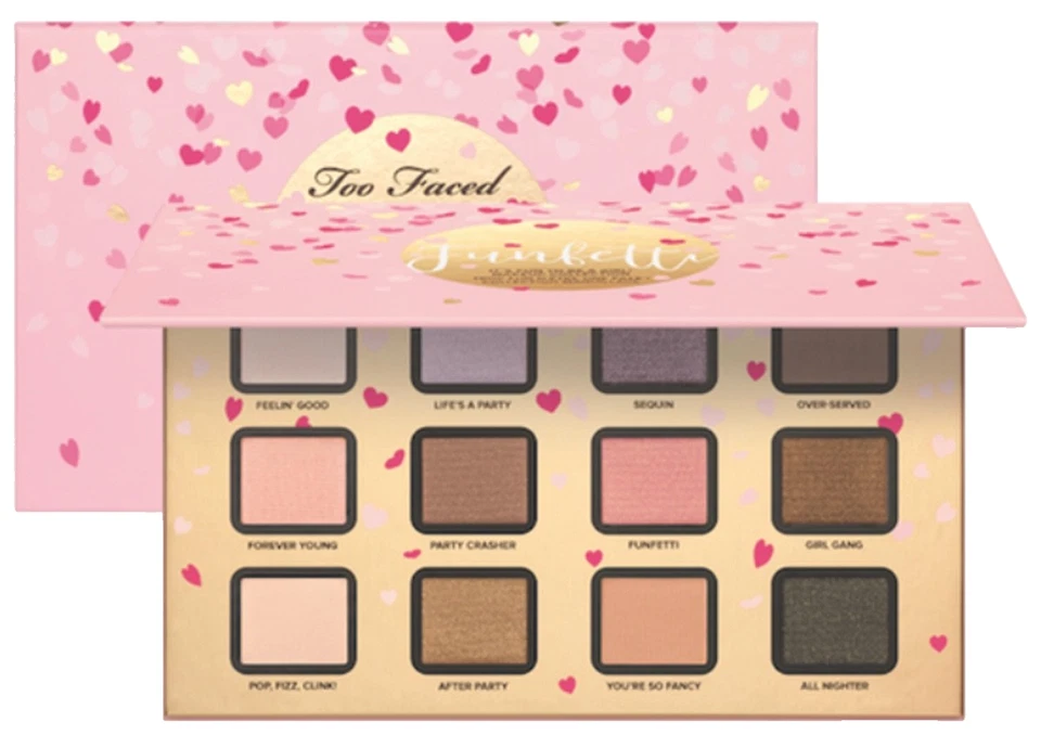Too Faced Cosmetics Funfetti–Eyeshadow-Mascara-Cheek Blush-Lip Gloss-5-piece NIB - Image 2 of 4