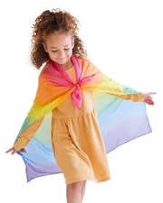 Sarah's Silks Enchanted Playsilk 100% Silk Rainbow Toddler Sensory Toy