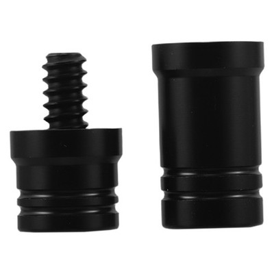  Pool Cue Stick Joint Protector Billiard Protectors Caps Threaded Black Plastic