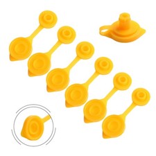 Pack of 15 Yellow Spout Sealing Covers Compatible with For Scepter Tanks