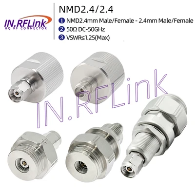 NMD 2,4mm auf 2,4mm für RF VNA Adapter Vector Netzwerk Analyzer Port Test Connector - Bild 1 von 4