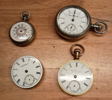 Vintage pocket watches for parts or repair 1883-1929 