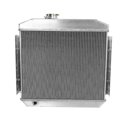 3 Row Aluminum Radiator+Fan Shroud For 1955-1957 CHEVY BEL AIR Nomad V8 AT