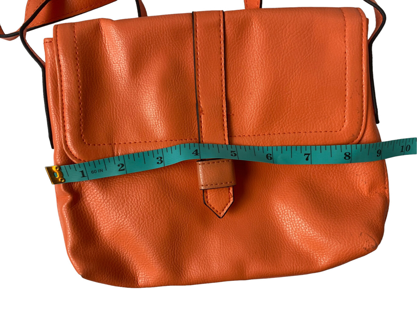 Basic Editions mandarin orange cross body handbag - image 5