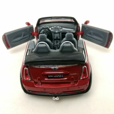 Mini Cooper S Convertible, Kinsmart, Diecast Model Toy Car, 4