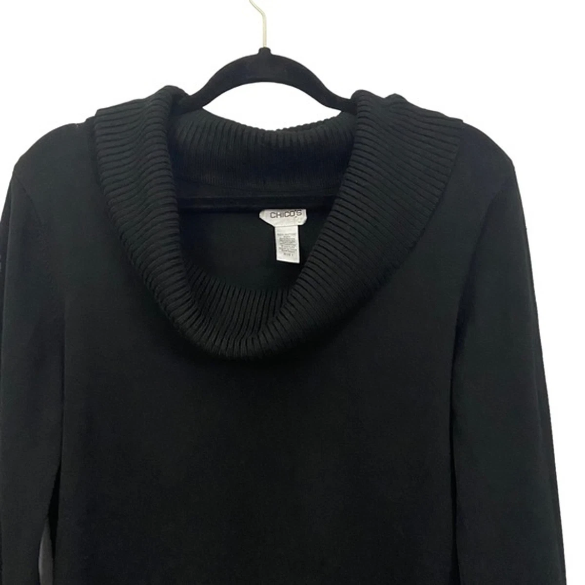 Chicos cowl neck best sale sweater