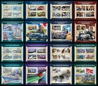 TRANSPORT railway cars ships space collection 16 s/s Scott MNH #CNA278
