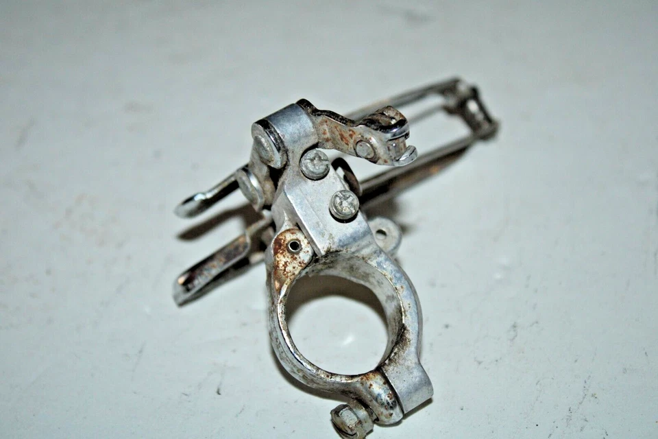 Câmbio dianteiro triplo Suntour 7 3x8 25,4mm Maeda Japan Touring café vintage :) - Imagem 4 de 4