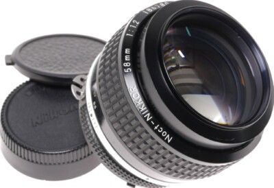 Noct-NIKKOR 58mm 1:1.2 rare Nikon fast lens f1.2 f58mm SLR camera
