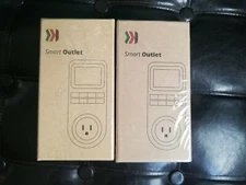 UKOKE Smart Outlet Programmable Timer Digital - Pack of 2 - (NEW)
