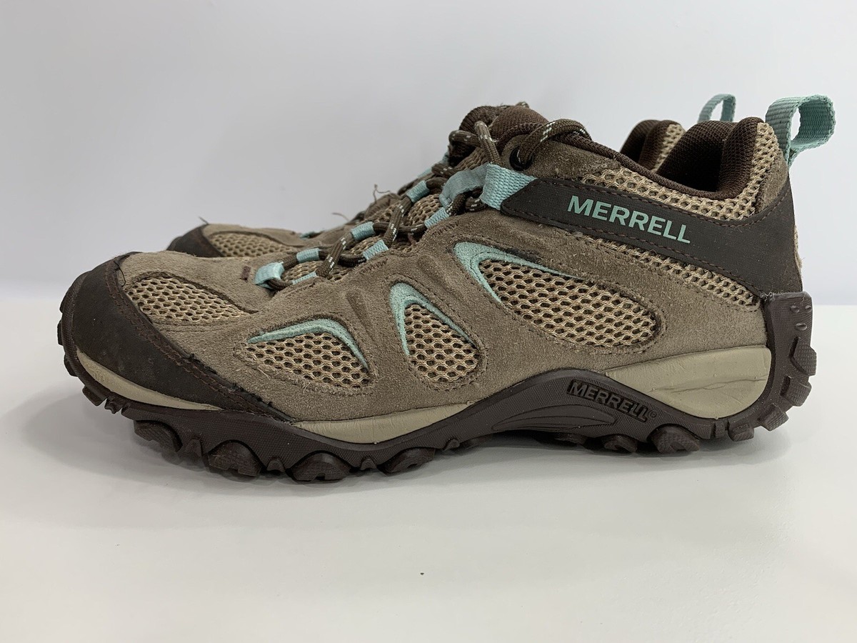 Merrell Women Yokota 2 J78636 Lace Up Hiking Shoes/Sneakers Brown