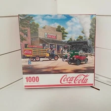 Springbok 1000 Piece Jigsaw Puzzle Coca-Cola All Aboard - Made in USA Sealed,NIB