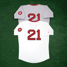 Roger Clemens 1976 Boston Red Sox Cooperstown Home Road Throwback Jersey