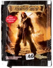 Disney Pirates of the Caribbean 2006 Imagics Mexico Sticker Pack Jack Sparrow