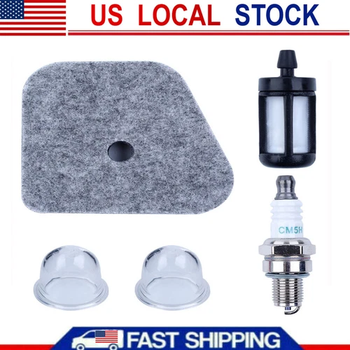 Air Filter Primer Bulb Kit For Stihl FS90 FS100 FS110 FS130 FS90R FS110R FS130R