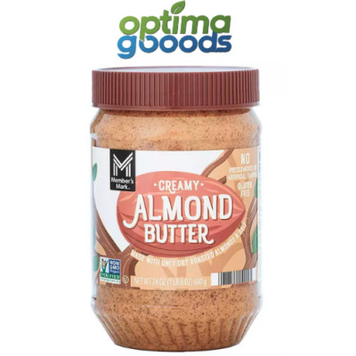 Member's Mark Almond Butter, 24 oz - Creamy & Natural. Free Shipping