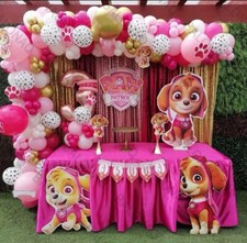 114pcs Pink Paw Patrol Skye Balloon Arch For ...