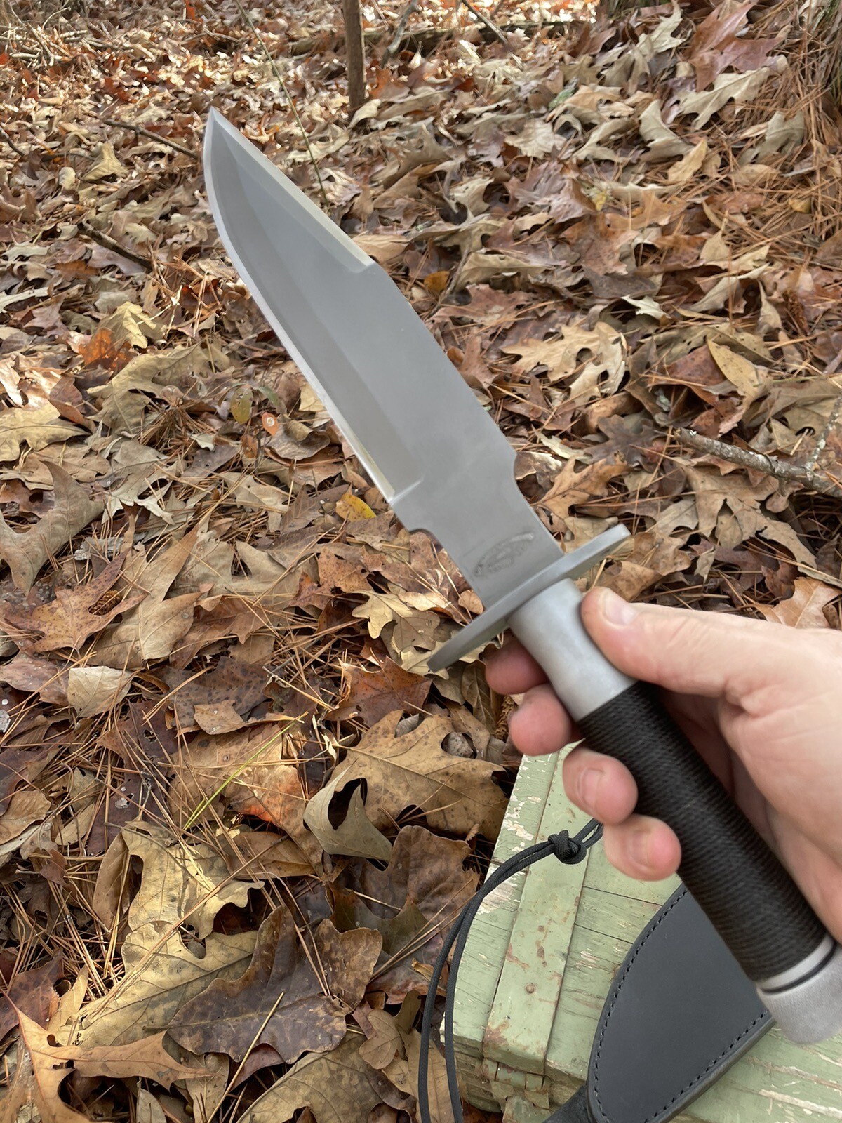 Wall Knives, MCS bowie With Custom Black Ring Sheath eBay