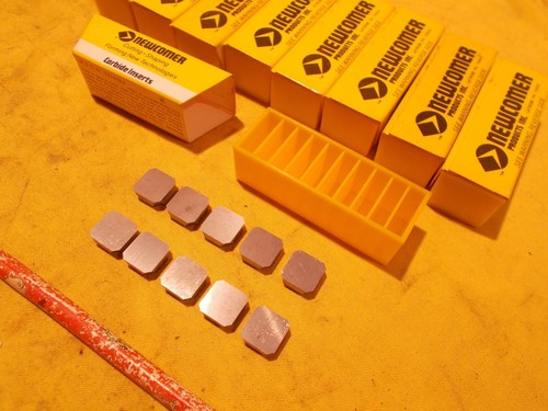 LOT of 90 SNEN-43 AD CARBIDE INSERTS indexable lathe mill tool bit NEWCOMER USA - Picture 2 of 3