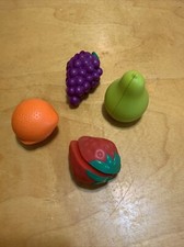 LITTLE TIKES LET'S EAT FRUIT SNACK FOOD PEAR STRAWBERRY grape Orange B50