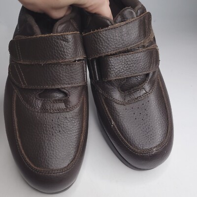 NEW PW Minor Shoes Mens 8 Wide Brown Strap Comfort Walking  display picture 1