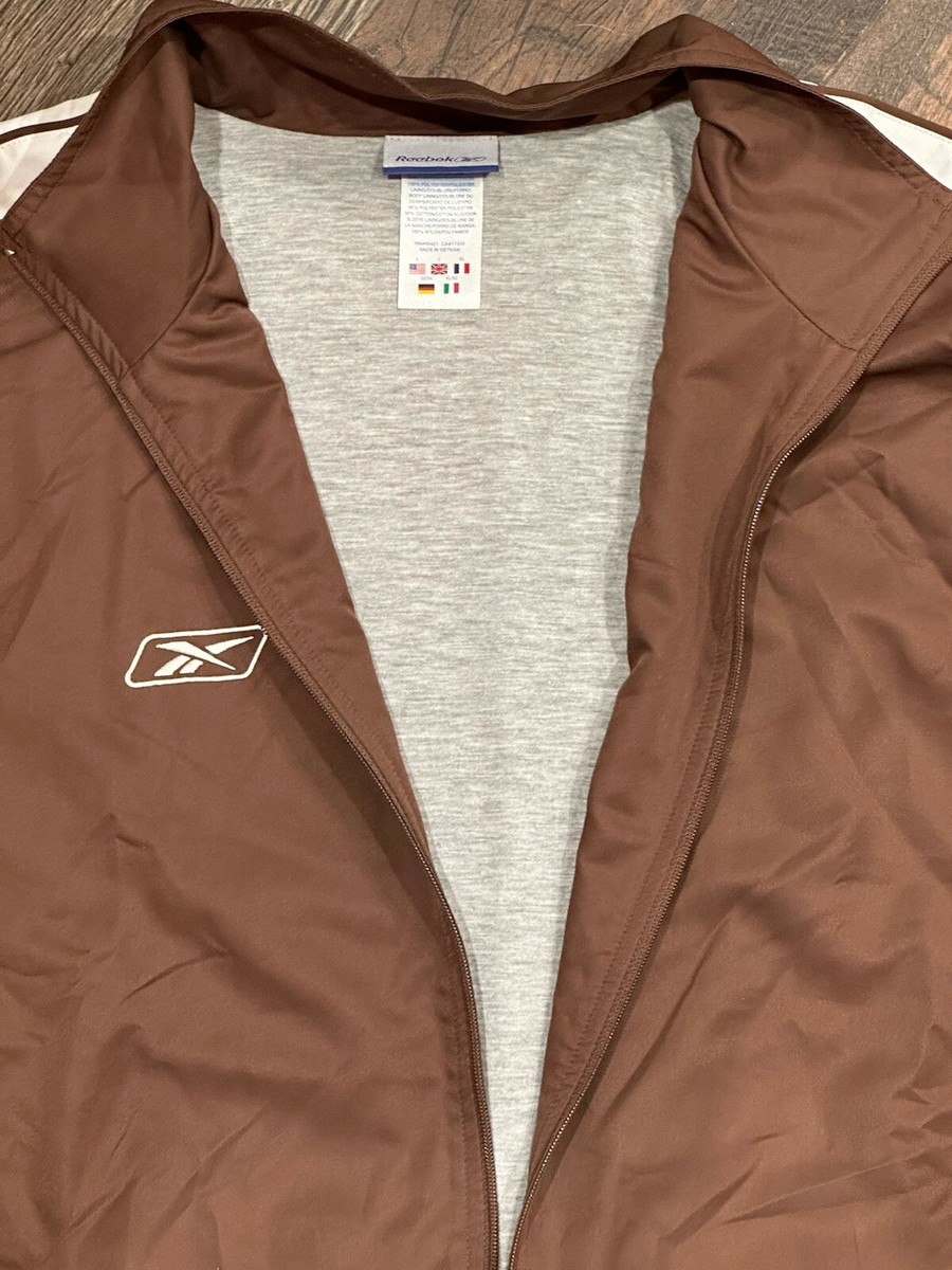 REEBOK everyone CLASSIC TRACK JACKET L 茶 Reebok everyone CLASSIC TRACK JACKET - メルカリ