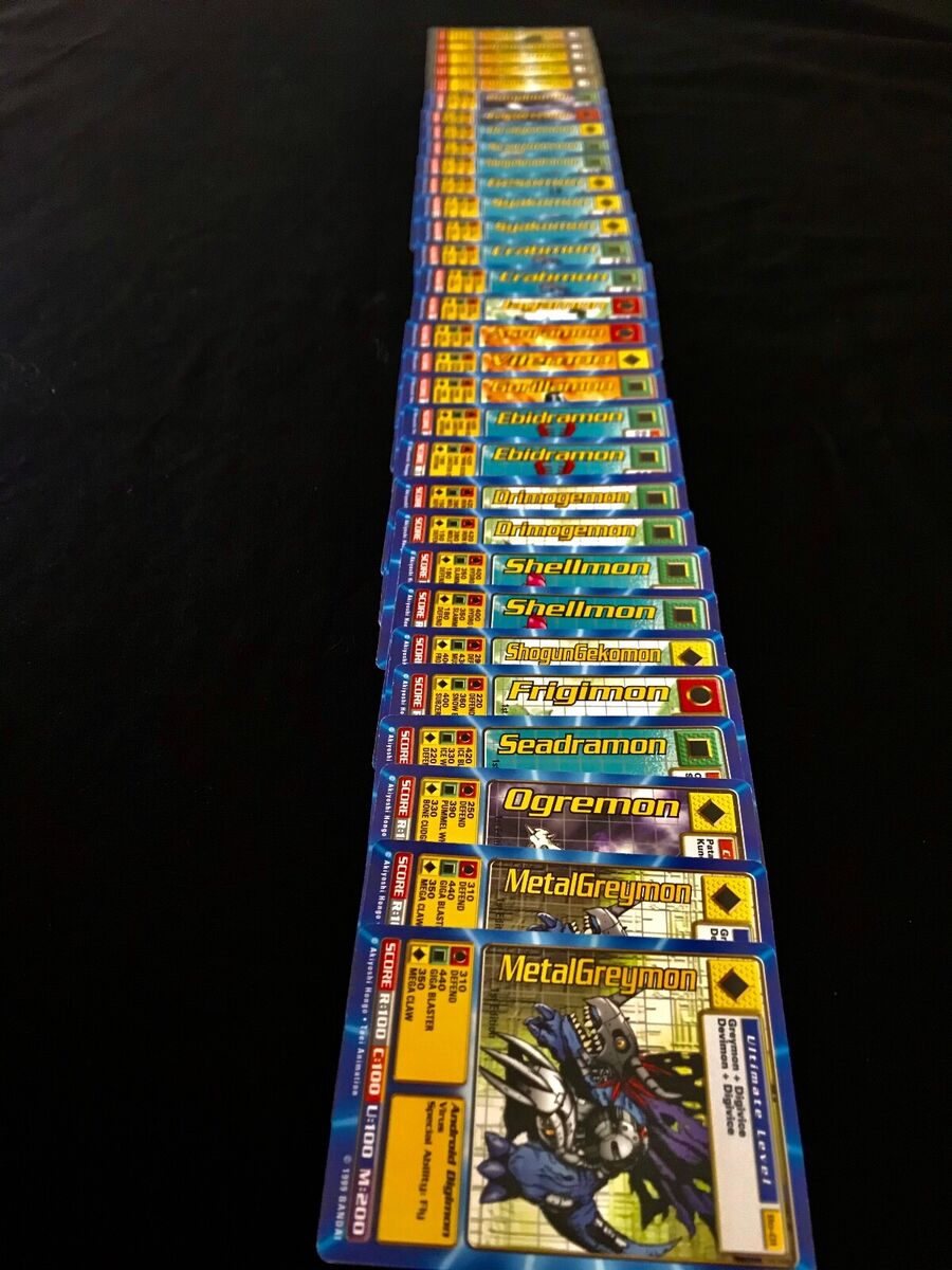 MULTI LIST SELECTION OF 1st EDITION DIGIMON TCG/CCG SINGLE CARDS